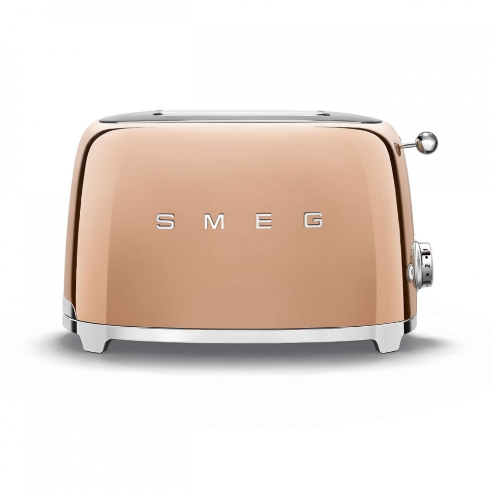 Smeg Rose Gold limited edition 2 slice toaster NWT